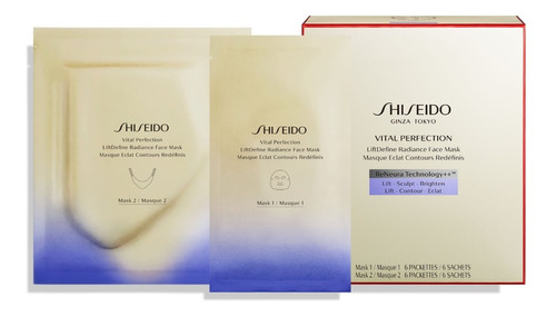 Shiseido Vital Perfection  Liftdefine Radiante Face Mask 2x6