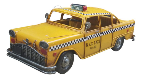 Taxi New York Decorativo De Lata 3660 Milouhobbies