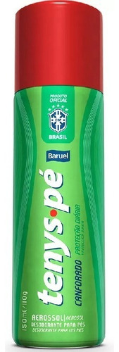 2 Desodorante Antisséptico Tenys Pé Baruel Spray Canforado