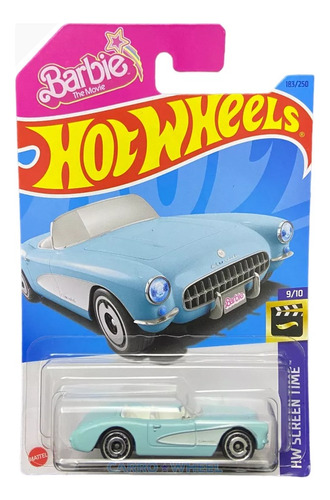 Hot Wheels 1956 Corvette Barbie The Movie 2023