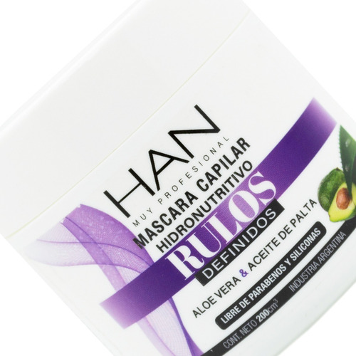 Baño De Crema Han Hidronutritivo Rulos 200g Curly Girl