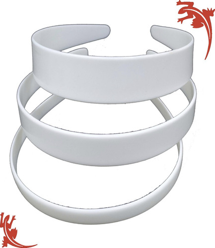 Vinchas Blanca Accesorios Armador Deco Souvenir 3.3cm X 50 U