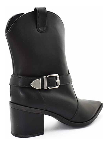 Botas Texanas Mujer Vestir Con Taco Medio Y Punta Fina Moda