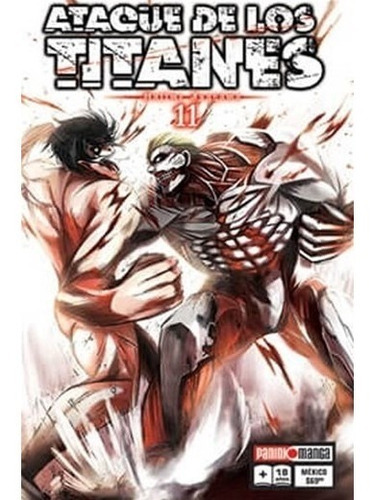 Manga Ataque De Los Titanes N°11, Hajime Isayama, Panini