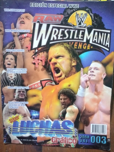 Wrestlemania Edicion Especial En Revista Super Luchasgrafico