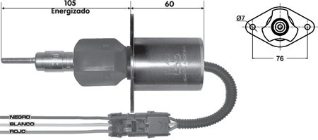 Solenoide De Pare 24v Champion Cummins Vw Camiones Maq Agric