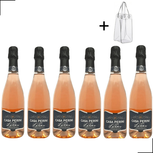 Espumante Rose Extra Brut Lotus Casa Perini 750ml Caixa 6unCasa Perini Espumante 2022 adega Casa Perini 750 ml pacote x 6 u