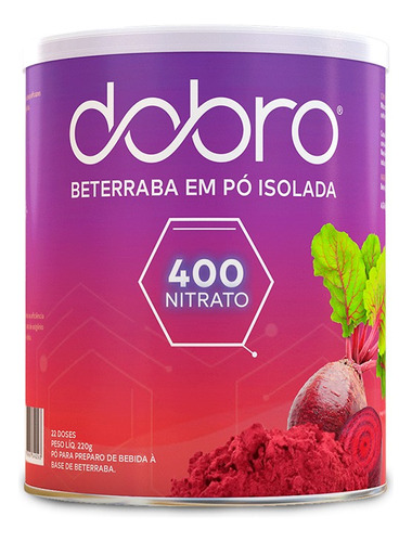 Bt 400 Nitrato 220g Dobro Beterraba Em Pó Carboidrato Vegano