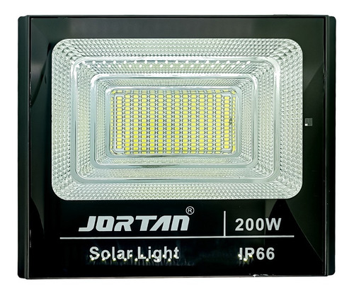 Imagen 2 de 6 de Reflector Led Recargable Con Panel Solar 200w Grande Potente