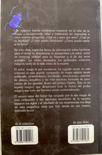 Libro Magia Del Antiguo Egipto