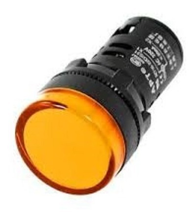 Lampara Luz Piloto Led 22mm 24v Amarillo Gqele Ad116-22ds