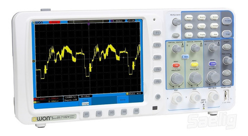 Osciloscopio Digital Owon 100 Mhz Sds7102e Pant. Color 8 Tft