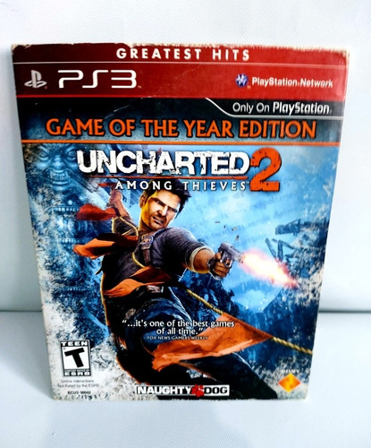 Uncharted 2 Edición Juego Del Año , Físico Caja D Cartón Ps3