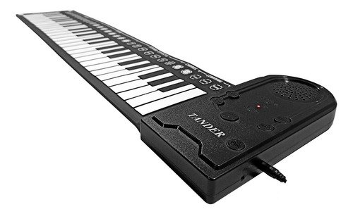 Teclado Piano Musical Flexível Portátil Roll Up Bivolt