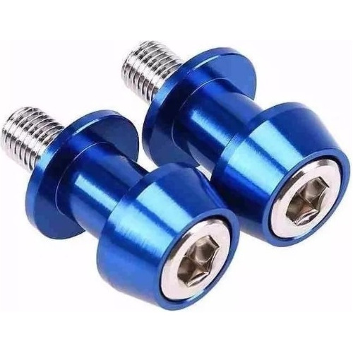 Par Sliders Balança Azul 10 Mm Honda Suzuki Kawasaki Yamaha