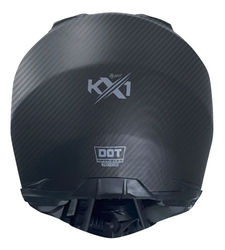 Casco Moto Kov Kx1 Carbon City Cross Certificado