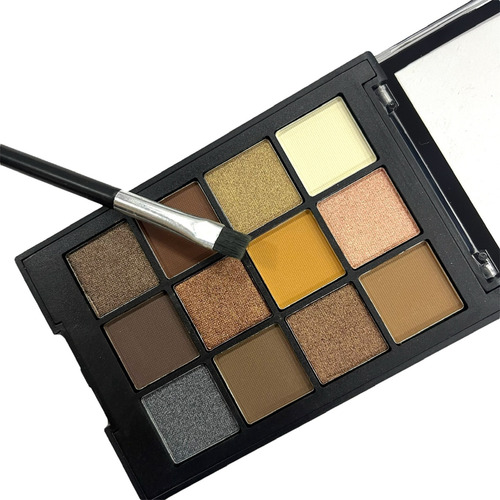 Paleta De Sombras Tejar Matte Y Shine X12 Colores