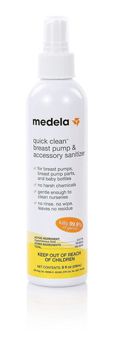 Medela Quick Clean Breast Pump And Accessory Sanitizer Spray