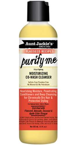 Pack De 2 Limpiador Aunt Jackie's Purify Me Hidratante 12 Oz