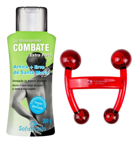  Gel Erva De Santa Maria Combate Dor Muscular E Massageador