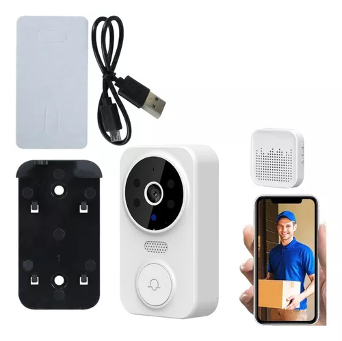 Camara Timbre Inteligente Con Intercomunicador Wifi Ip