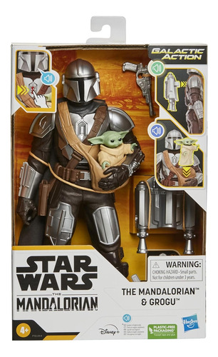 Star Wars Galactic Action The Mandalorian Y Grogu 12pulgadas