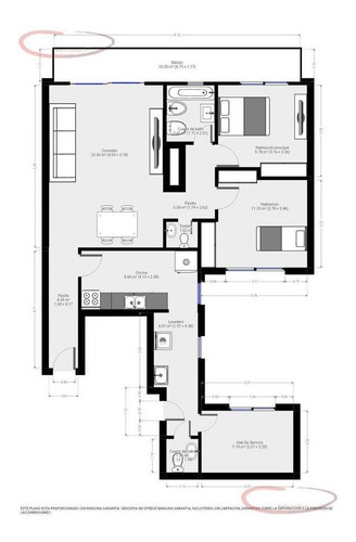Imagen 19 de 20 de Hermoso Depto 3 Amb. C/dependencia Con Balcon Y Espacio Guardacoche