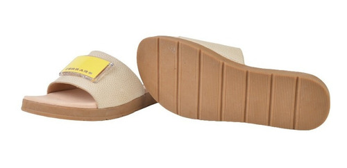 Imagen 7 de 7 de Zuecos Sandalias De Cuero De Mujer Mica - Ferraro