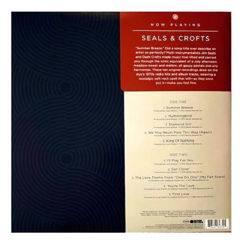 Seals & Crofts - Now Playing | Vinilo