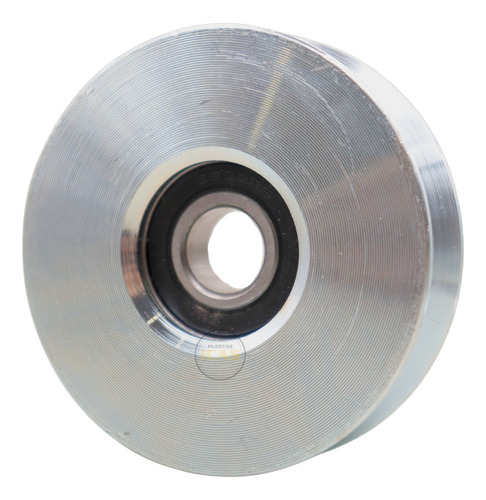 Rueda 8 Cm Sin Base Canal V Tipo Comunello Puerta Corrediza