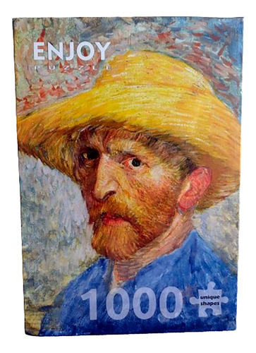 Rompecabezas Van Gogh Autorretrato Con Sombrero Paja Enjoy