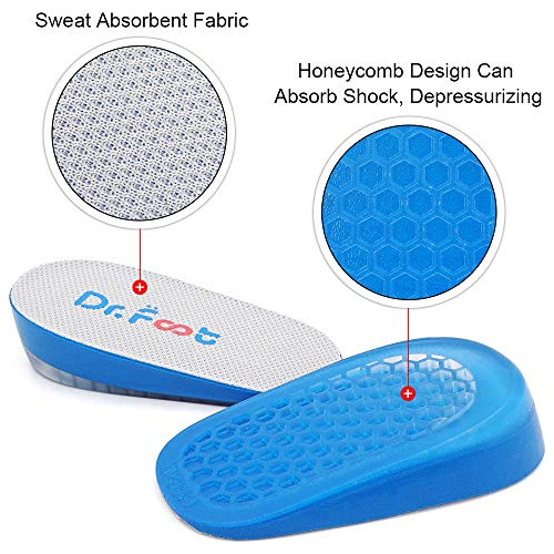 Dr. Foot's Insertos De Aumento De Altura, Plantillas De Gel