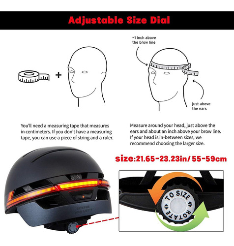 Livall - Casco De Bicicleta Inteligente Con Sensor Automátic