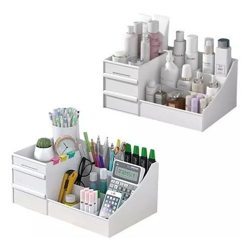 Estante Caja Organizador De Cosméticos Portatil Maquillaje