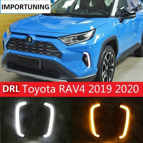 Luz Diurna Drl Toyota Rav4  2019 +