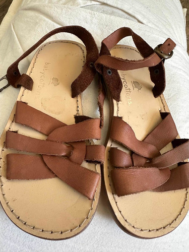 Sandalias Cuero Color Suela T24 Baby Cottons