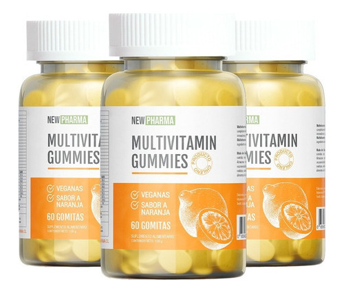 Pack 3 Multivitamínico Gummies - Newpharma