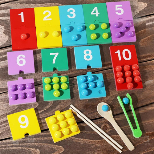 Juguetes De Madera Para Clasificar Colores Y Combinar Juegos