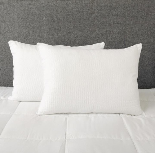 Almohada Blanca 75x50 Set X 2 Und + Envio