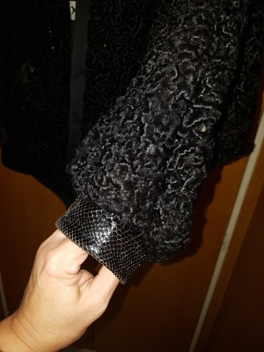 Tapado Campera Tipo Astracan - Chic - Impecable