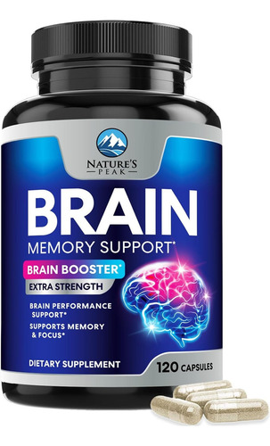 Suplemento Brain Booster Para Memoria, Aprendizaje, Energia Sabor Sin