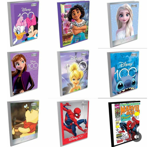 Cuaderno Tapa Dura Edición Especial 100 Años De Disney 