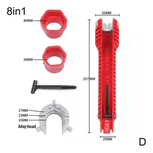 Herramienta Plomería / Llave Para Canilla