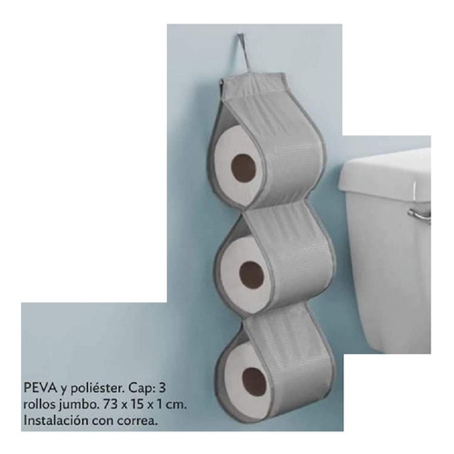 Organizador Para Rollos Papel De Baño Cap 3 Rollos (Usado)