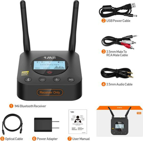 1mii B06pro+ Receptor Bluetooth Hifi, Adaptador De Audio 51