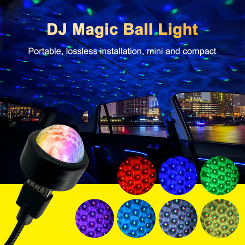 Luz De Proyección Ambiental Led Para Dj Y Ktv De Car Ball
