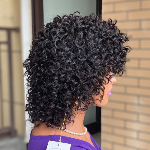 2025 Cabelo Humano Peruca Water Wave Com Cor Corrom Estrondo