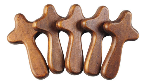Cruz De Madera De Pino, 5 Piezas, Decoración Para B
