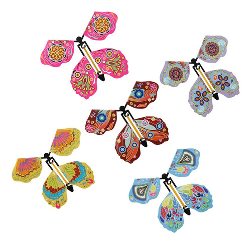 . 5 X 5 Piezas De Juguete Con Banda De Goma Para Fiestas,