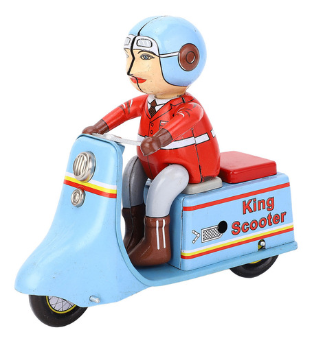 * Scooter, Moto, Diseño Retro, Decorativo, De Metal, Con